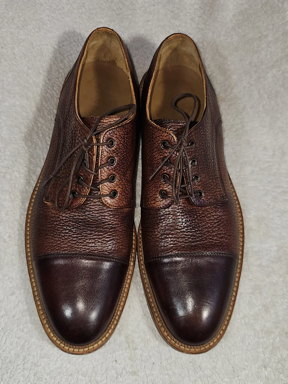 TAFT Rome Dress Shoes in Brown Size 46/Us 13